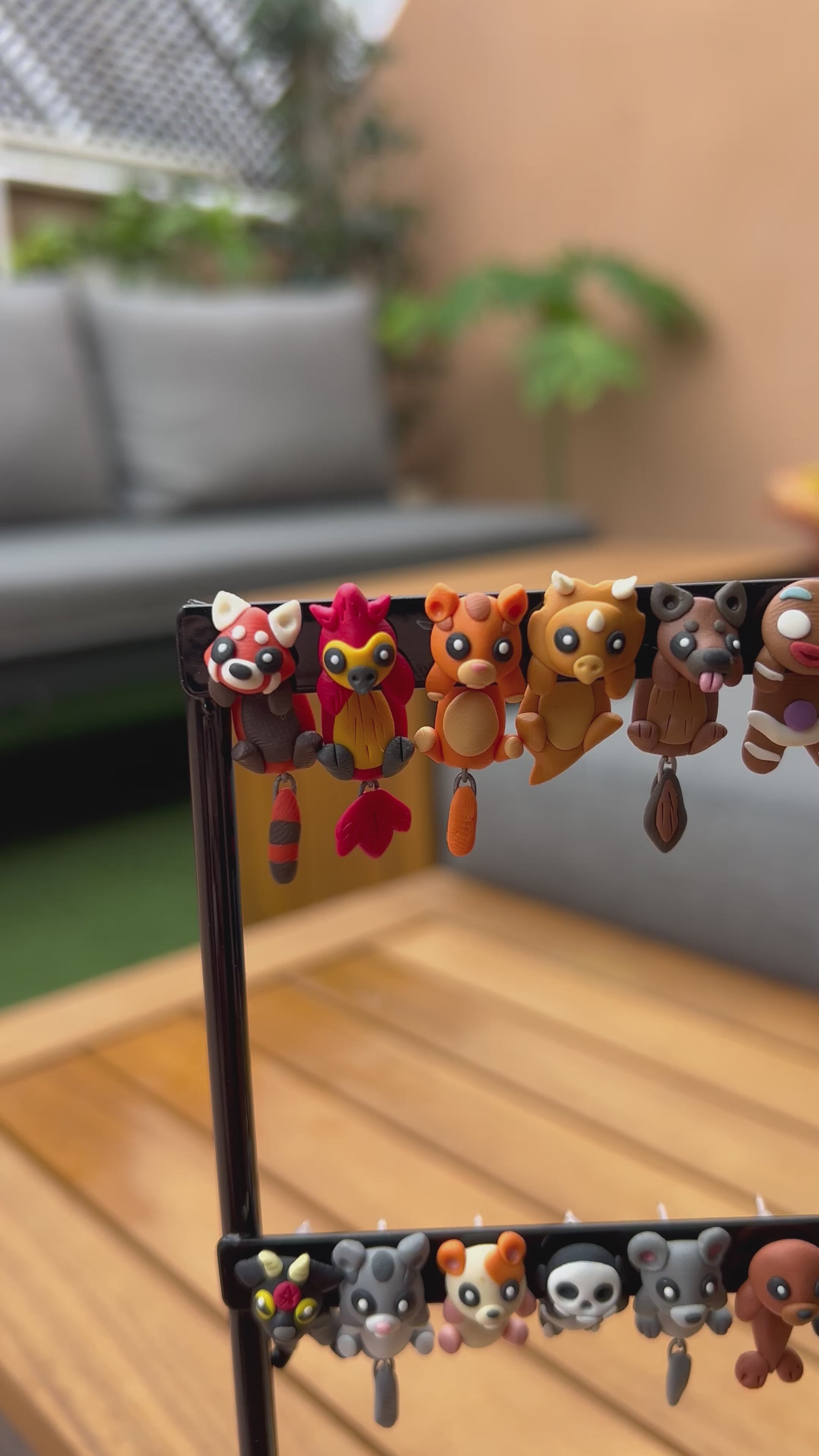 Cat Earrings – Stud Earrings - Handcrafted Polymer Clay Cat Earrings – Hypoallergenic Lightweight Gift for Cat Lovers. Black, White or Black & White.